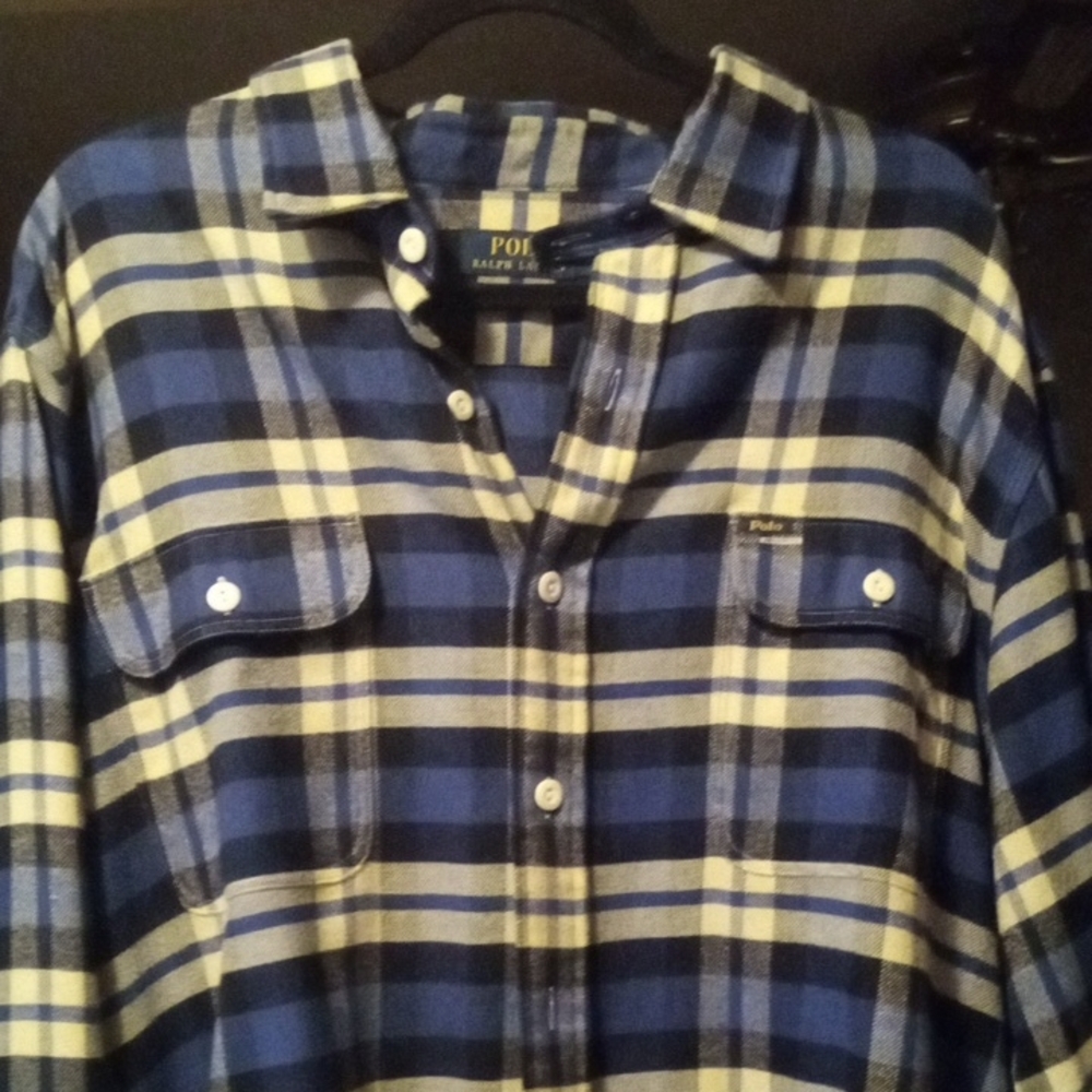 Polo By Ralph Lauren Performance Flannel XXL Prestine🔥🔥🔥🔥🔥🔥🥳